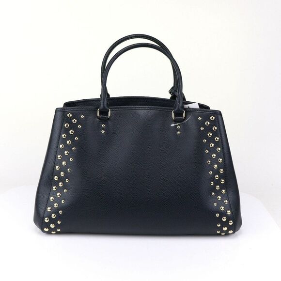 NWT Coach Studded Crossgrain Margo Carryall 35274 Midnight - Picture 7 of 10